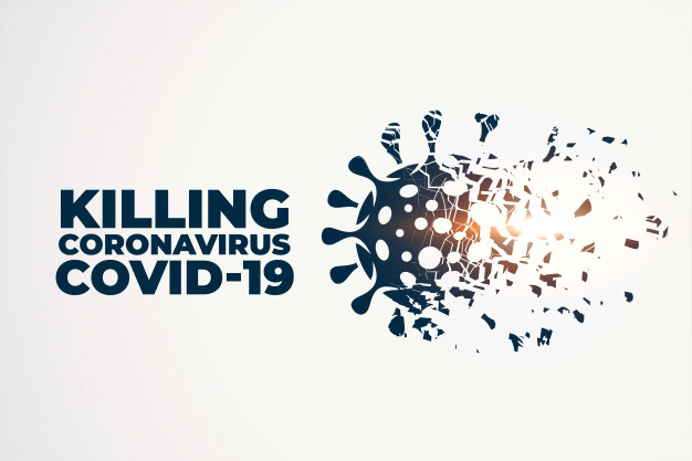 Tuer Detruire Coronavirus Covid 19 Concept Background 1017 24424